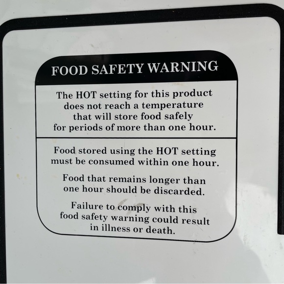 The sharper image blue Hot & cold snack box portable food storage - Picture 6 of 15